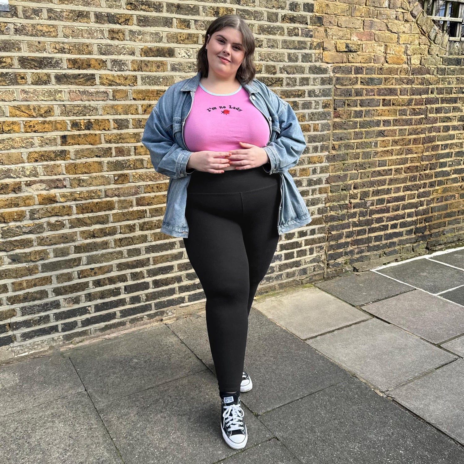 Leggings a prueba de sentadillas largas (V2) - 3 pares en negro