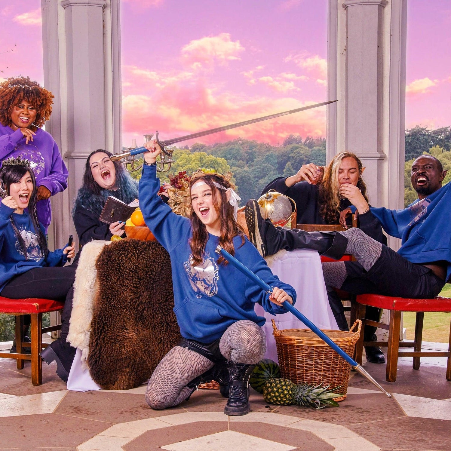 Sudadera de algodón orgánico ACOTAR - Night Court