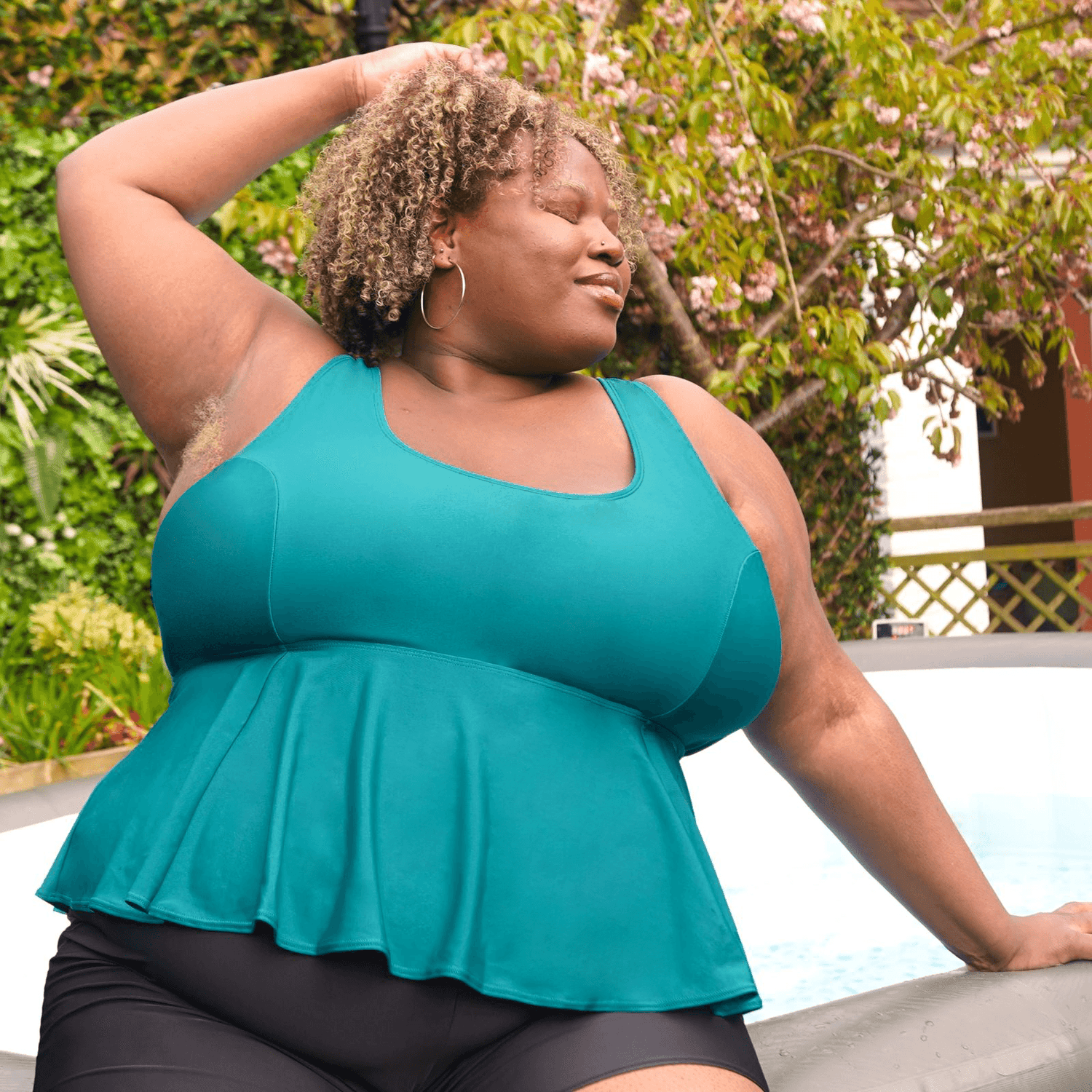 Qui vas-tu appeler ? Haut de bikini bleu sarcelle