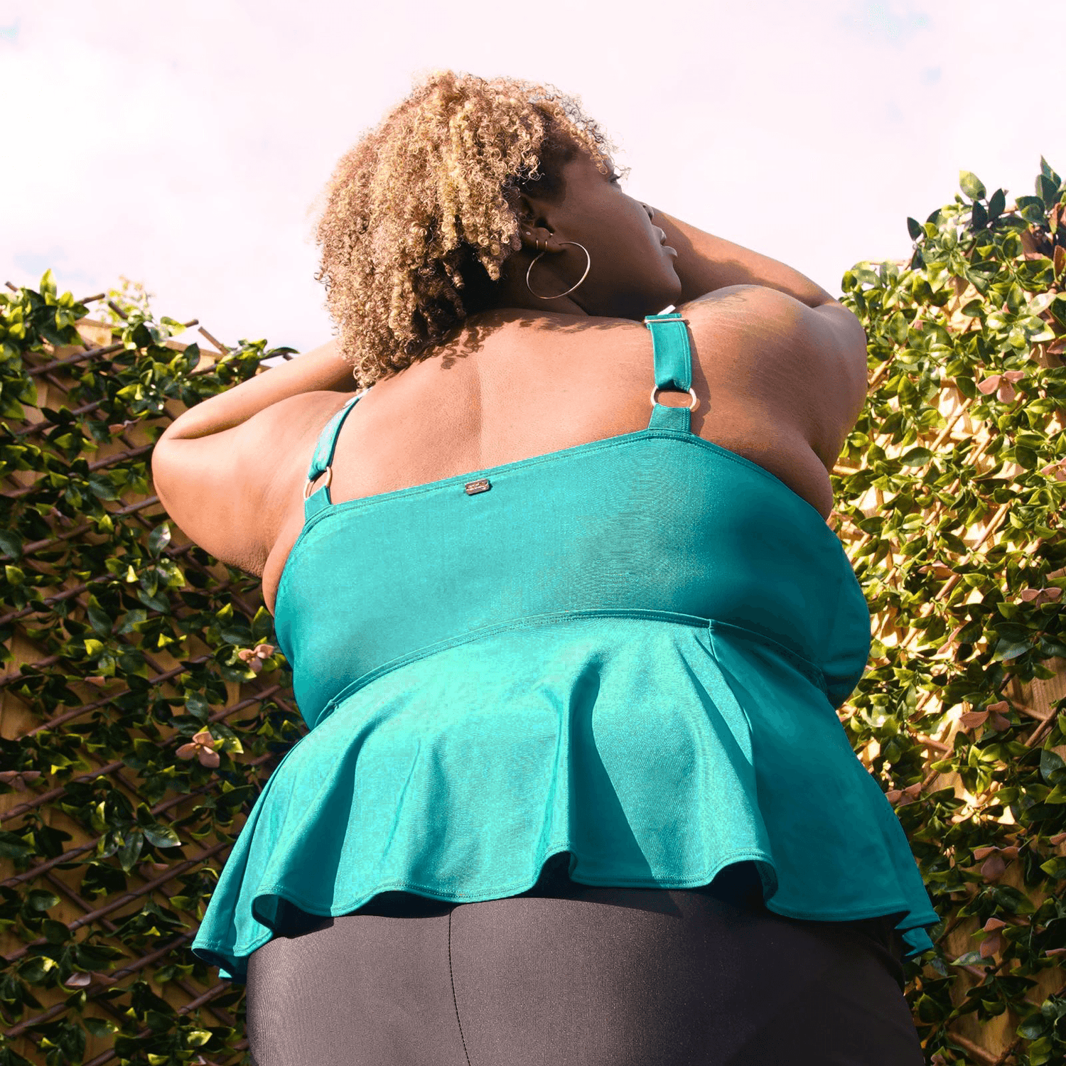 Qui vas-tu appeler ? Haut de bikini bleu sarcelle