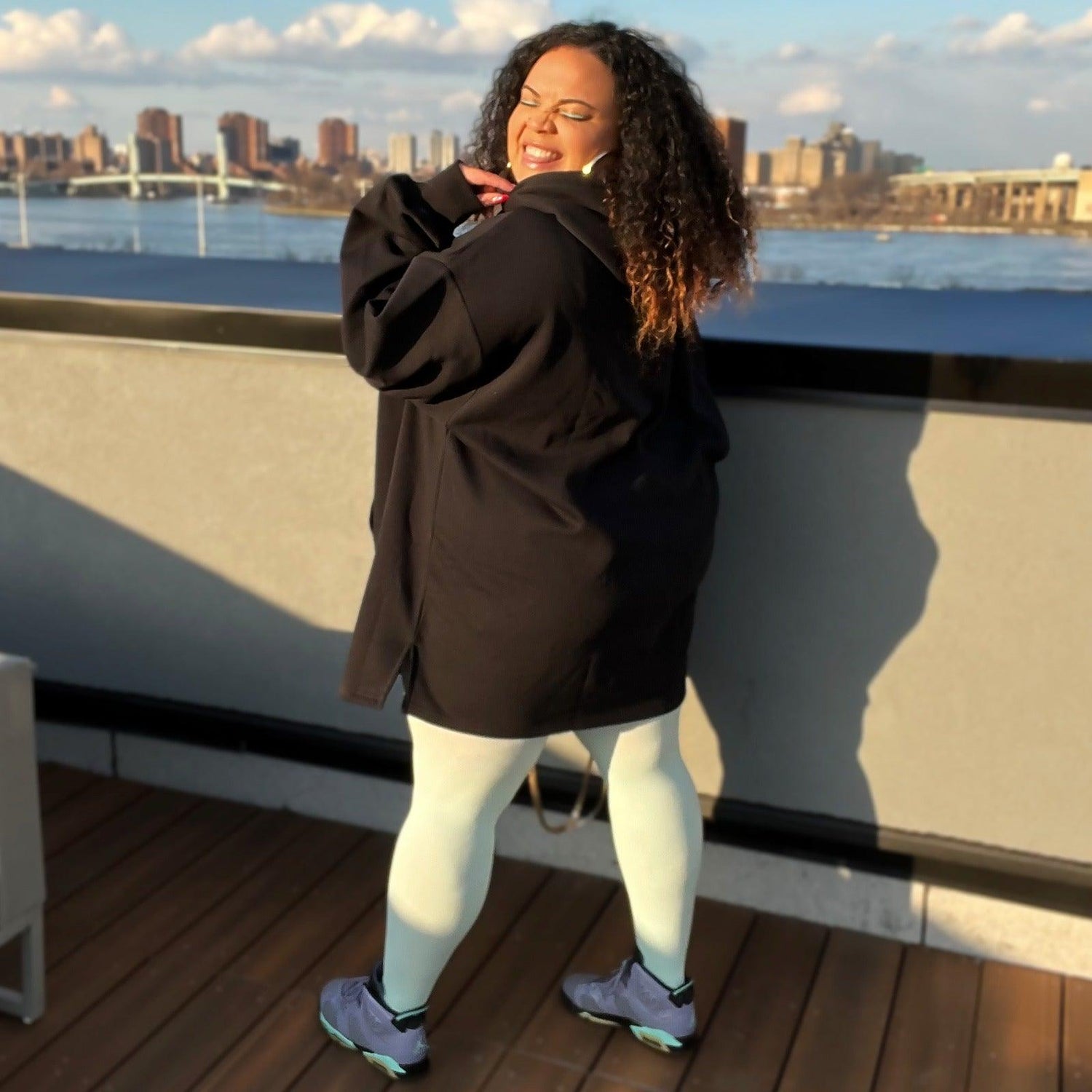 Sudadera con capucha larga de algodón orgánico