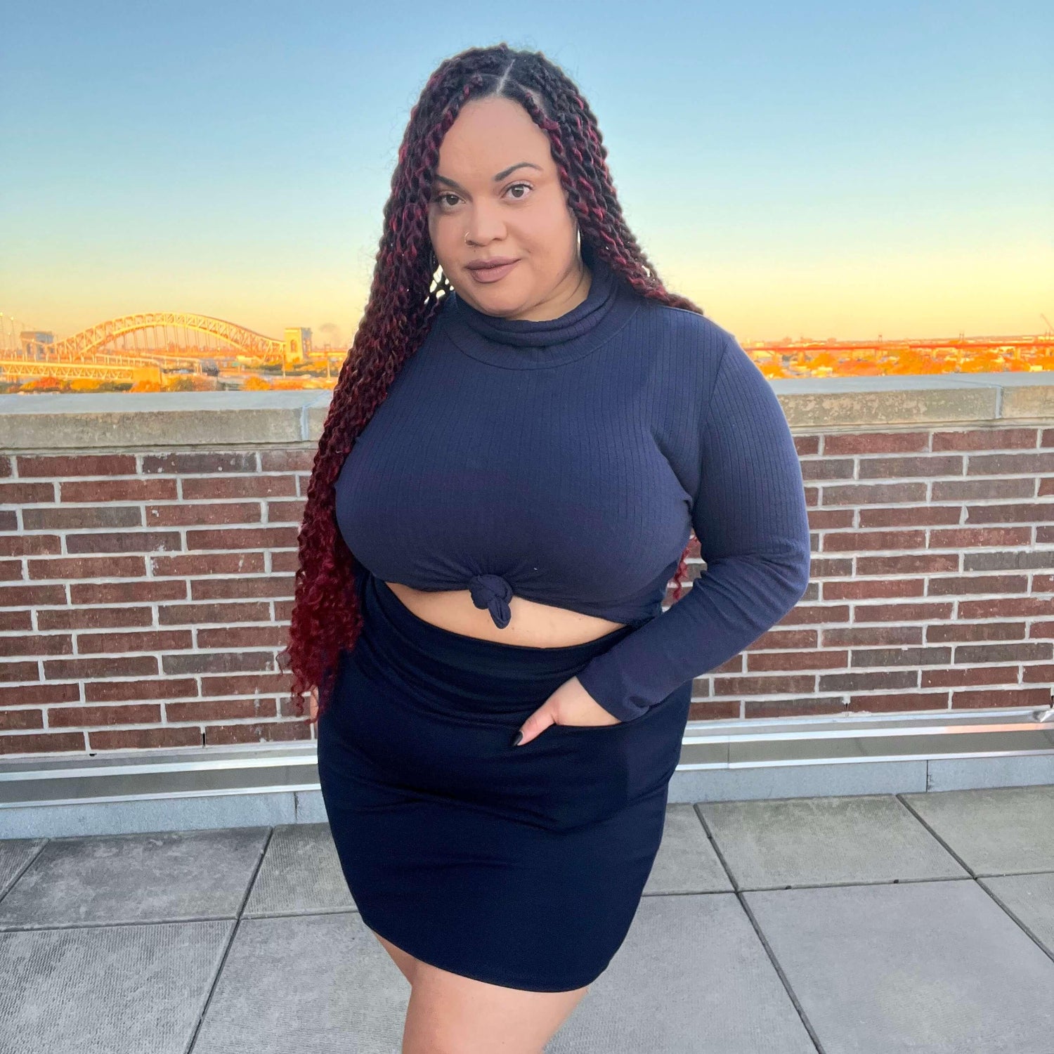 Minifalda - Azul marino