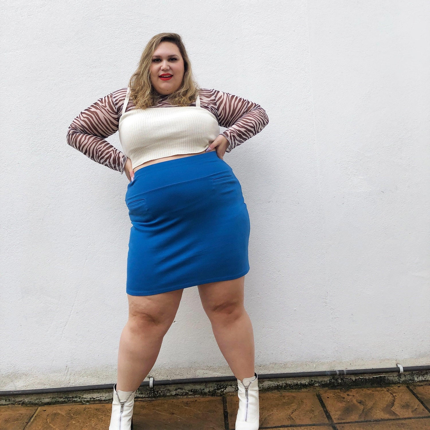 Minifalda - Azul Medianoche