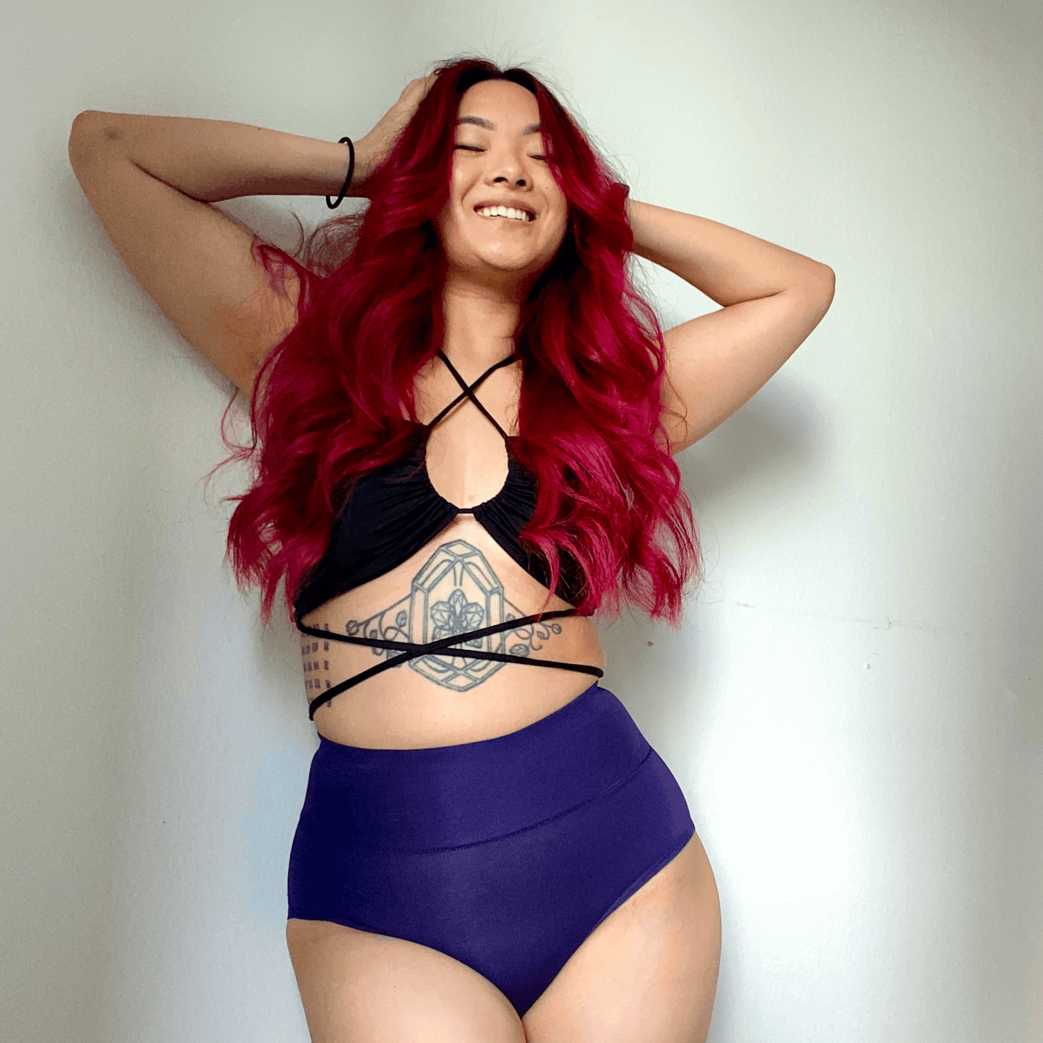 Braguitas de algodón orgánico - Suffragette Purple