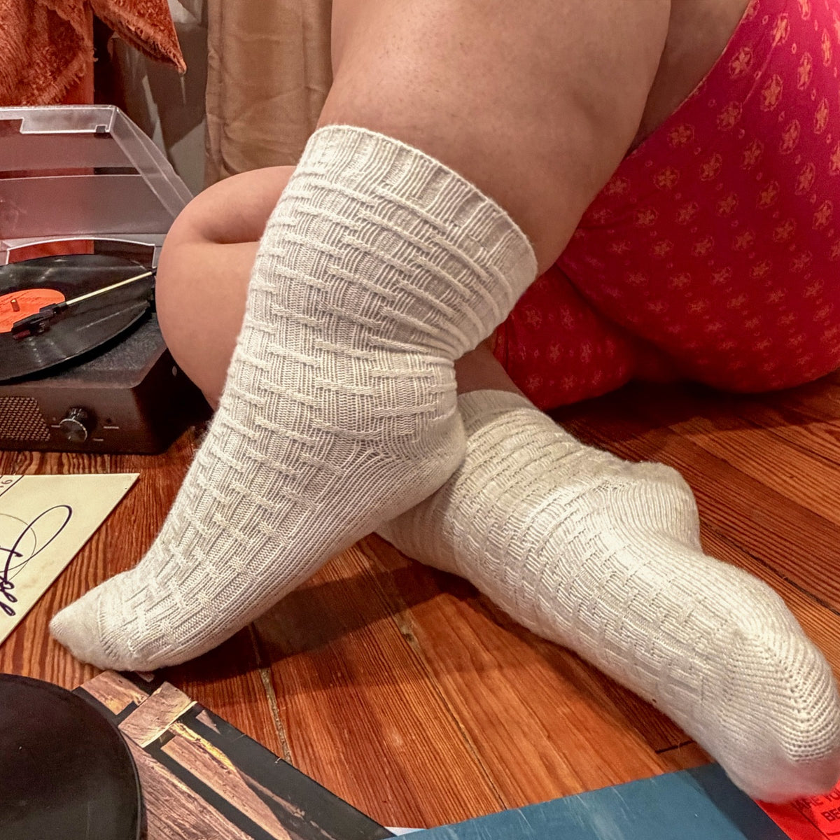 Everyday Crew Socks - White