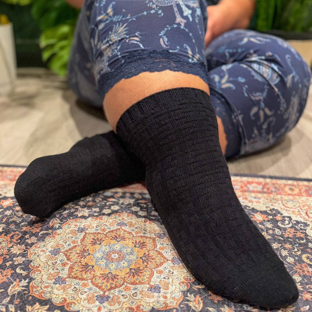 Everyday Crew Socks - Black