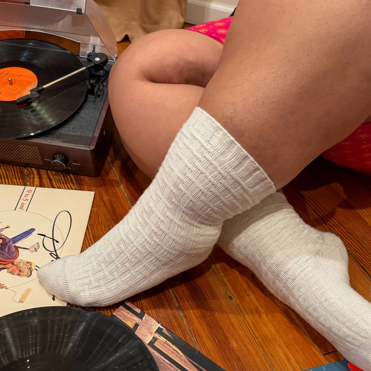 Everyday Crew Socks - White