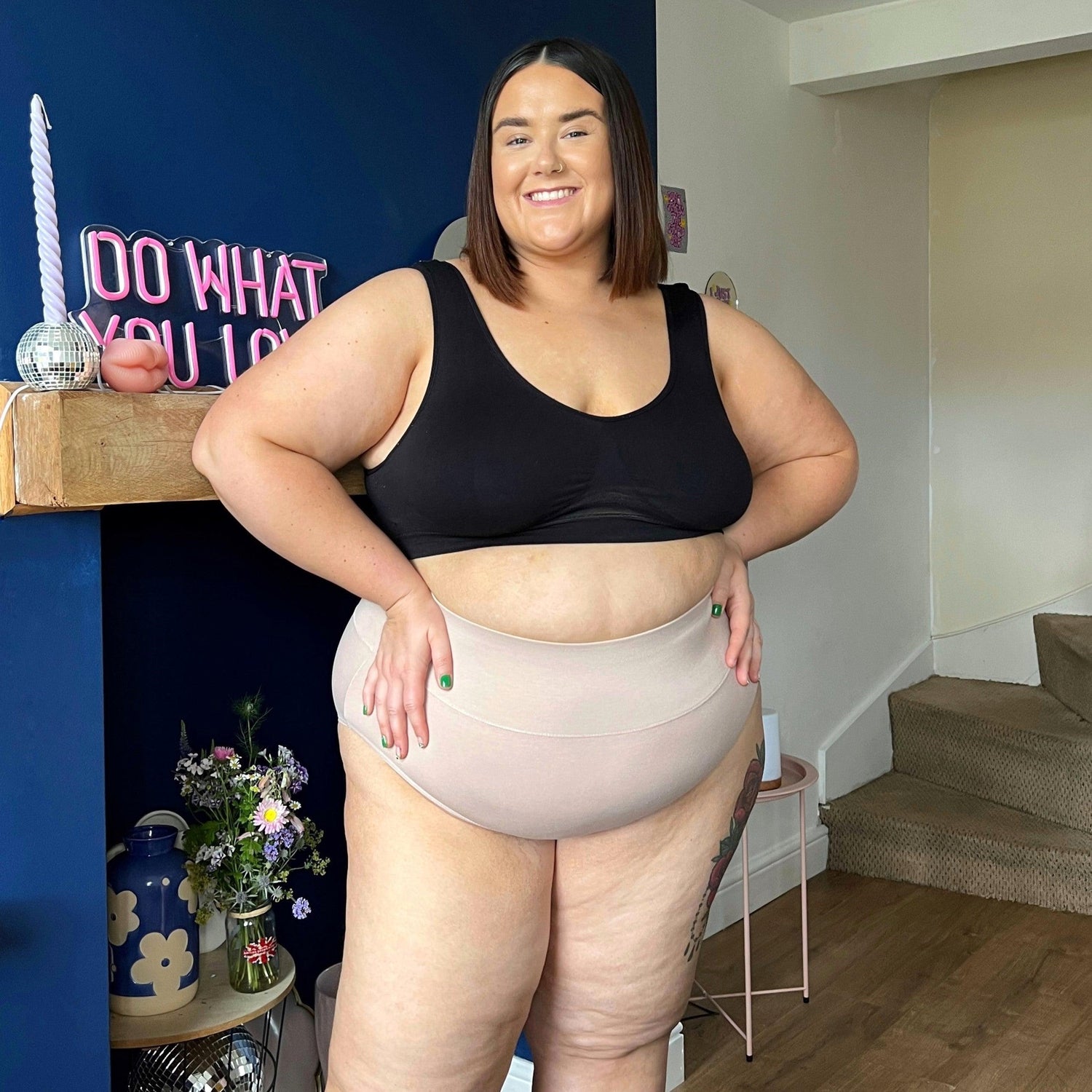 Culotte longue en coton bio - Bouteille de lait