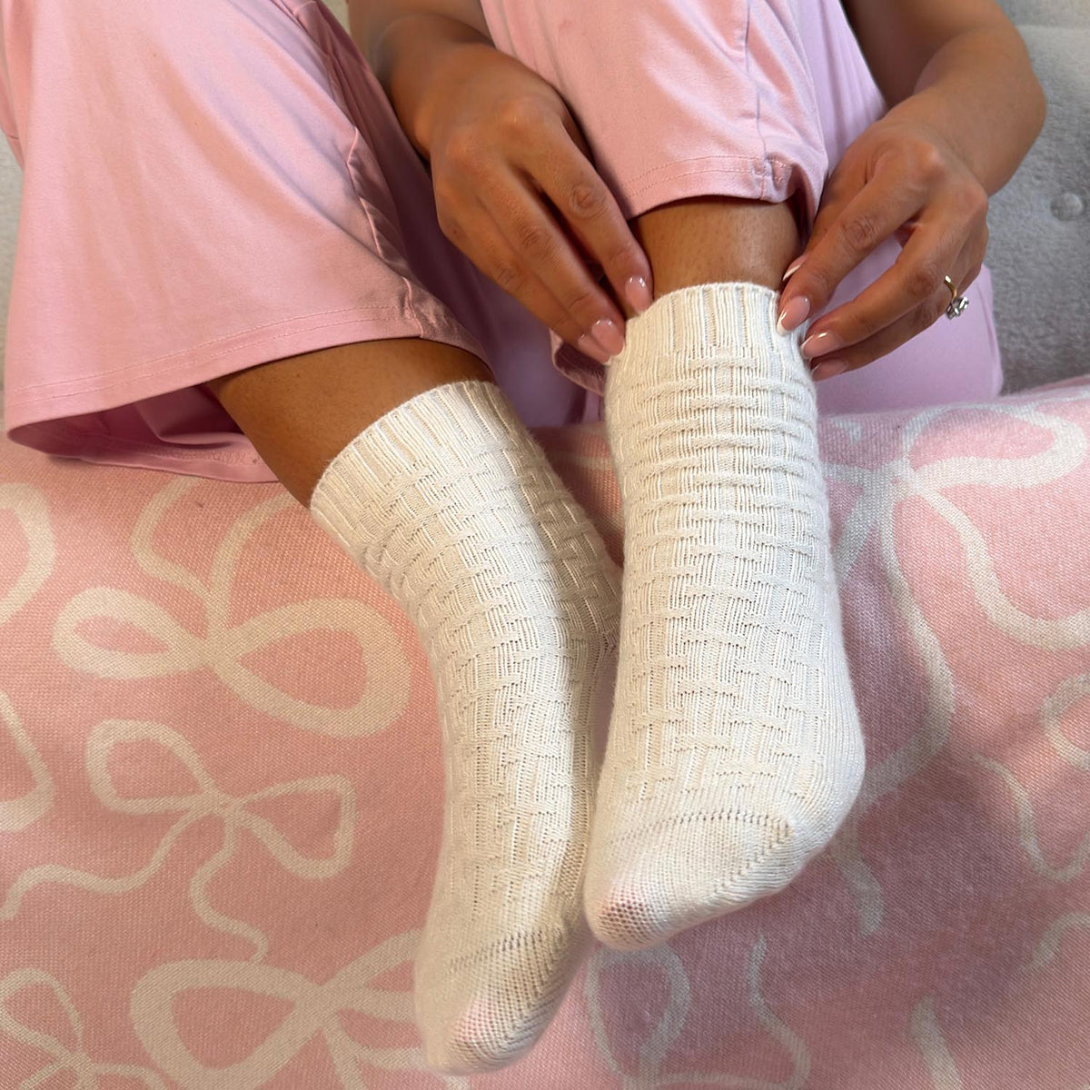 Everyday Crew Socks - White