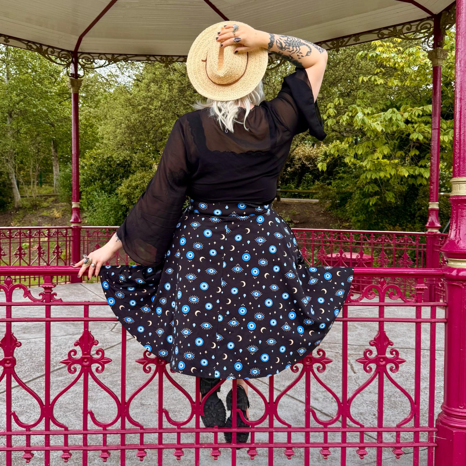 Malocchio Flare Skirt