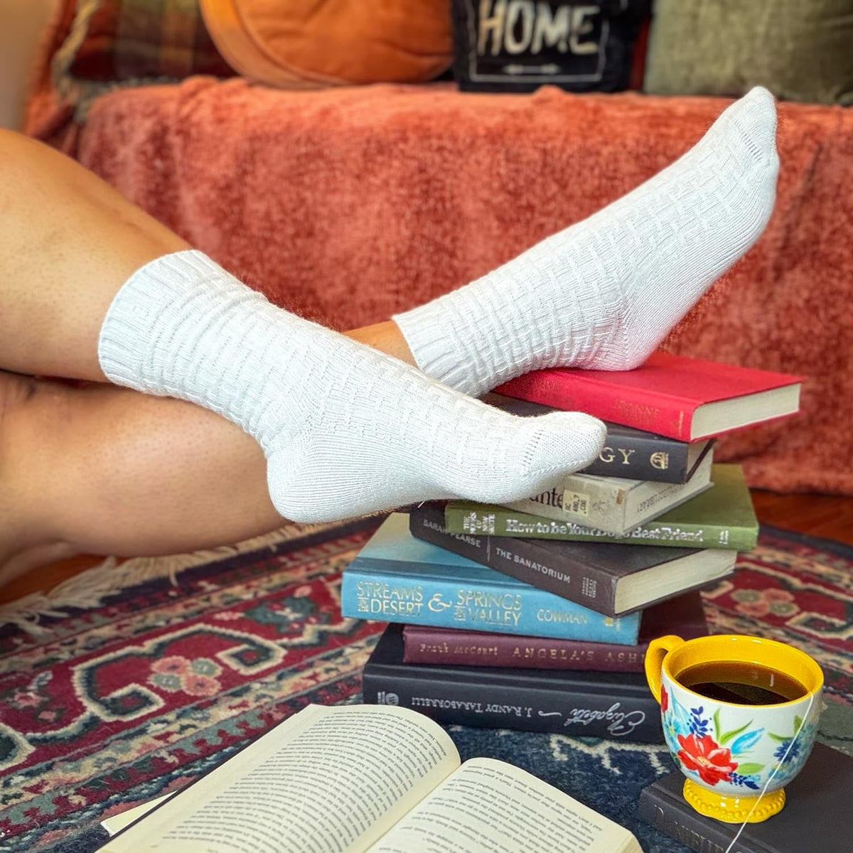 Everyday Crew Socks - White
