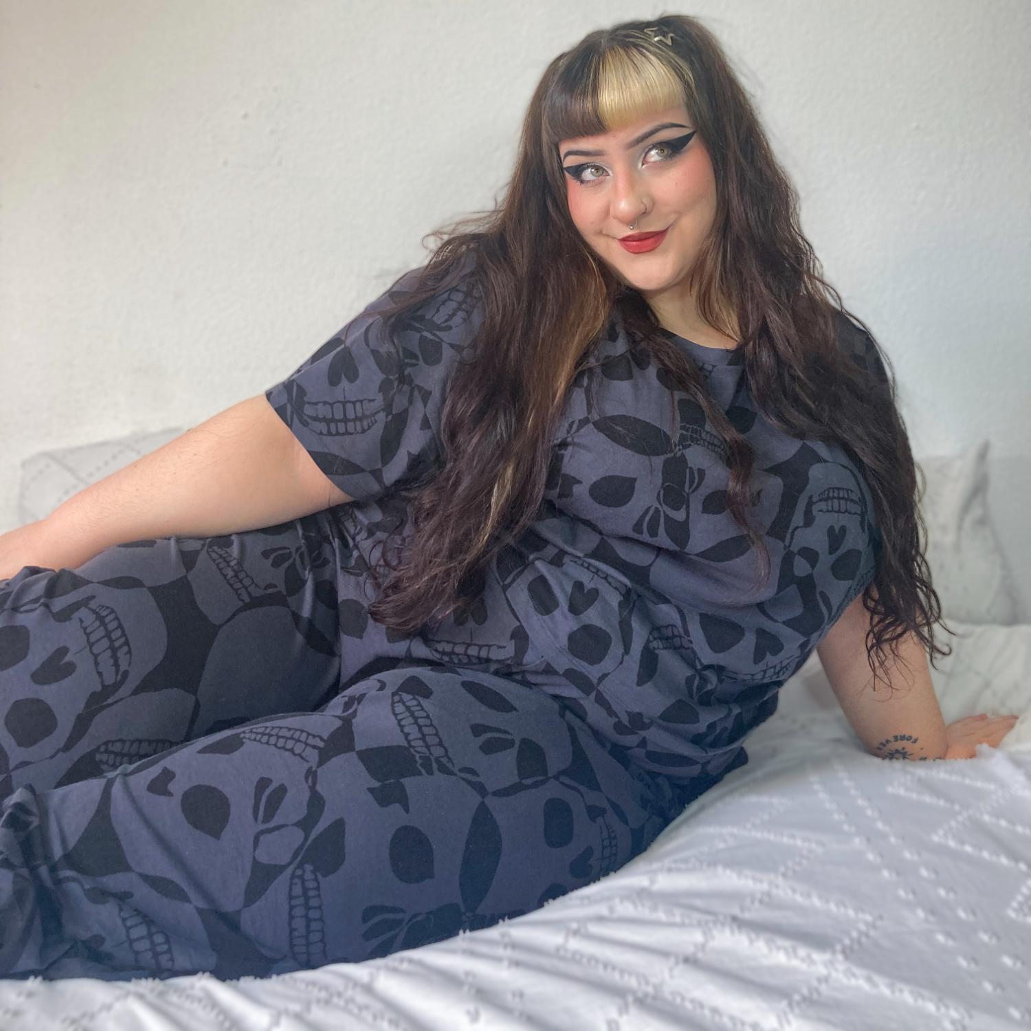 Organic Cotton PJ Boxy Tee - Catacomb