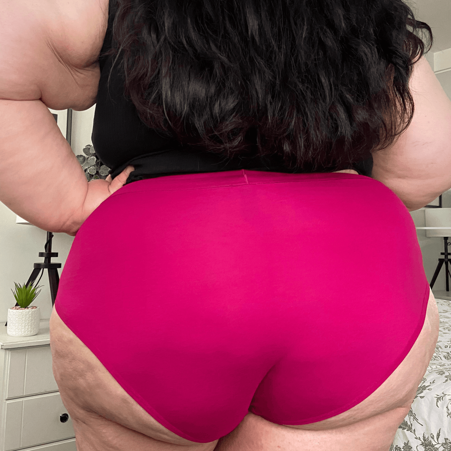 Culotte longue en coton bio - Tarte aux framboises