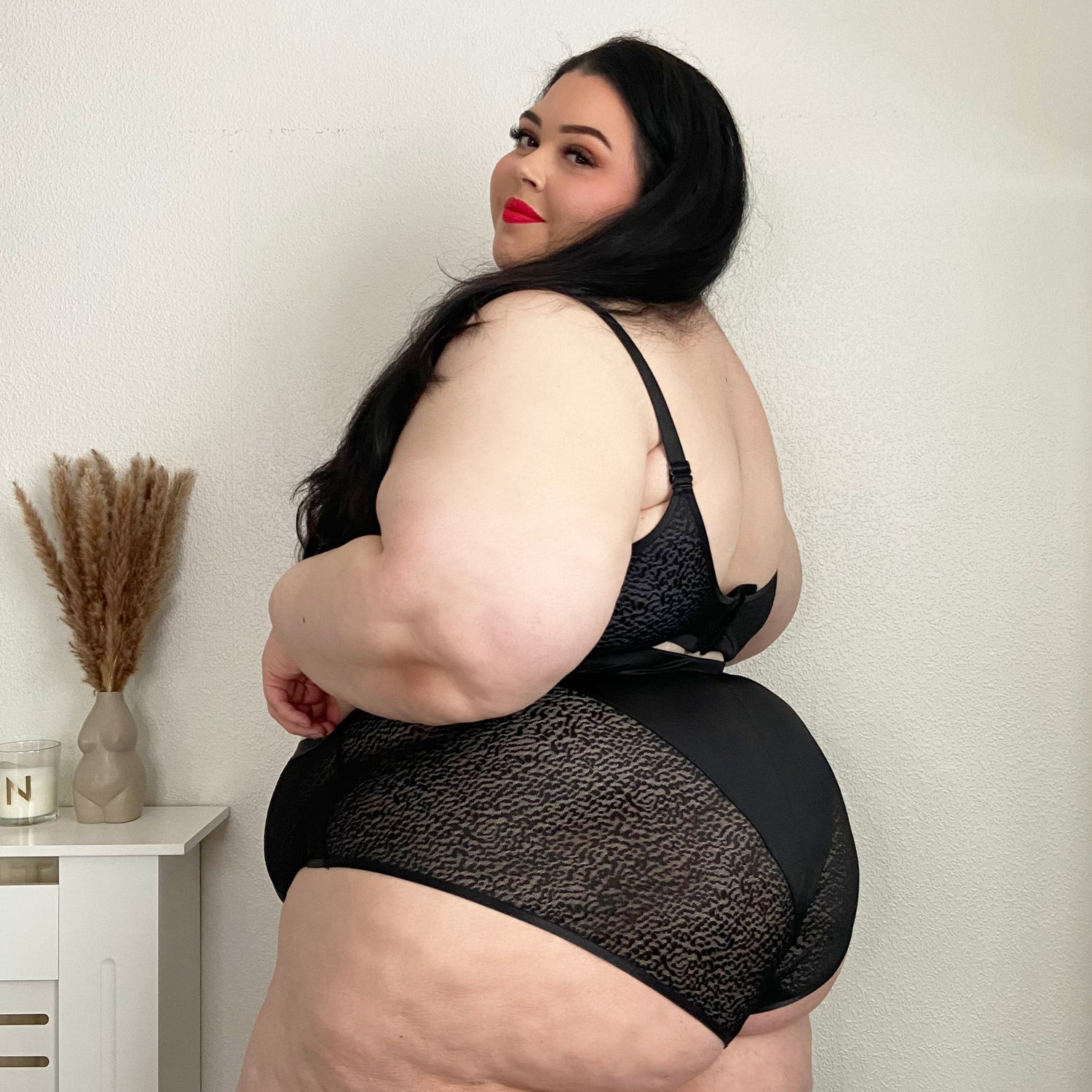 Culotte taille haute en coton biologique - Léopard