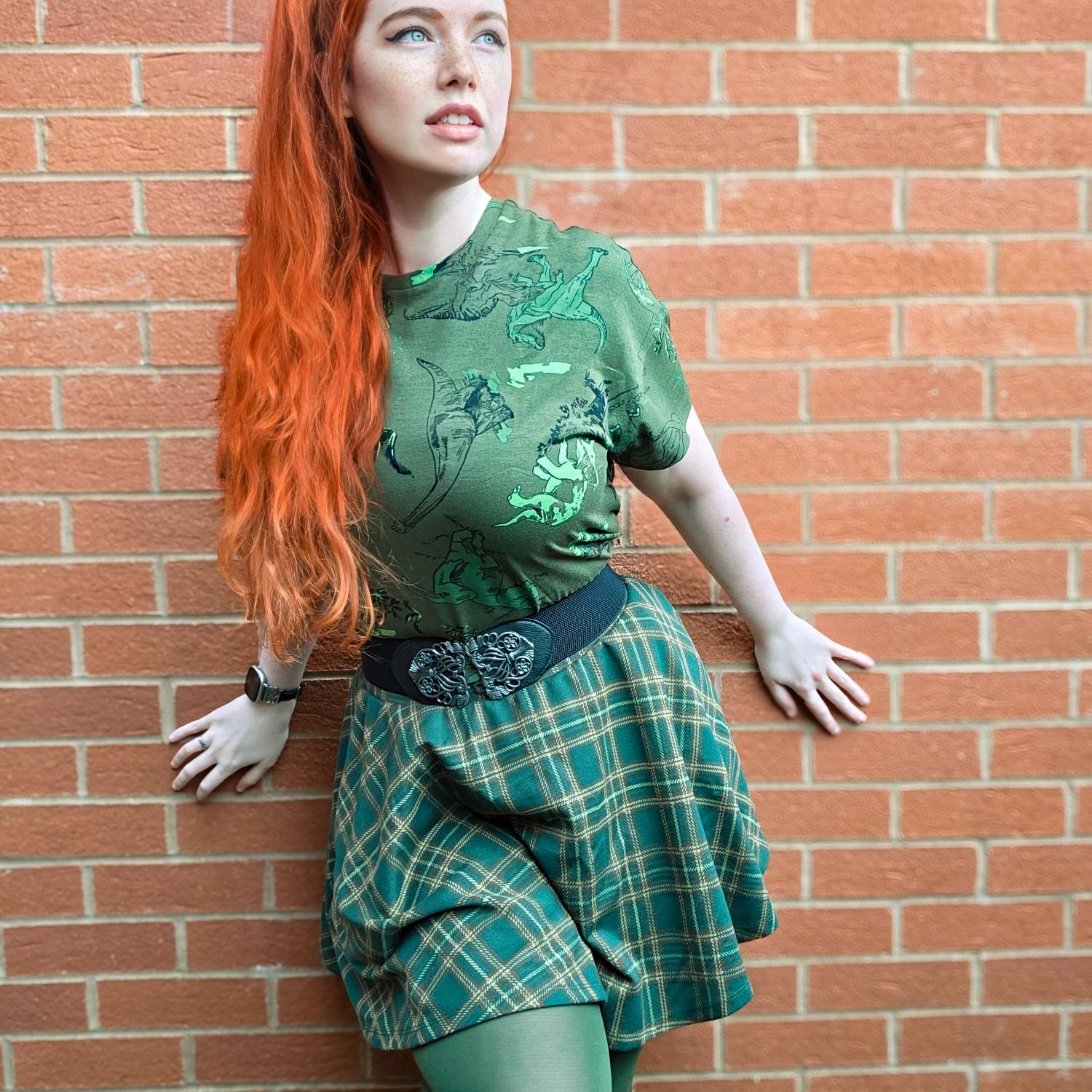 Organic Cotton PJ Boxy Tee - Dino