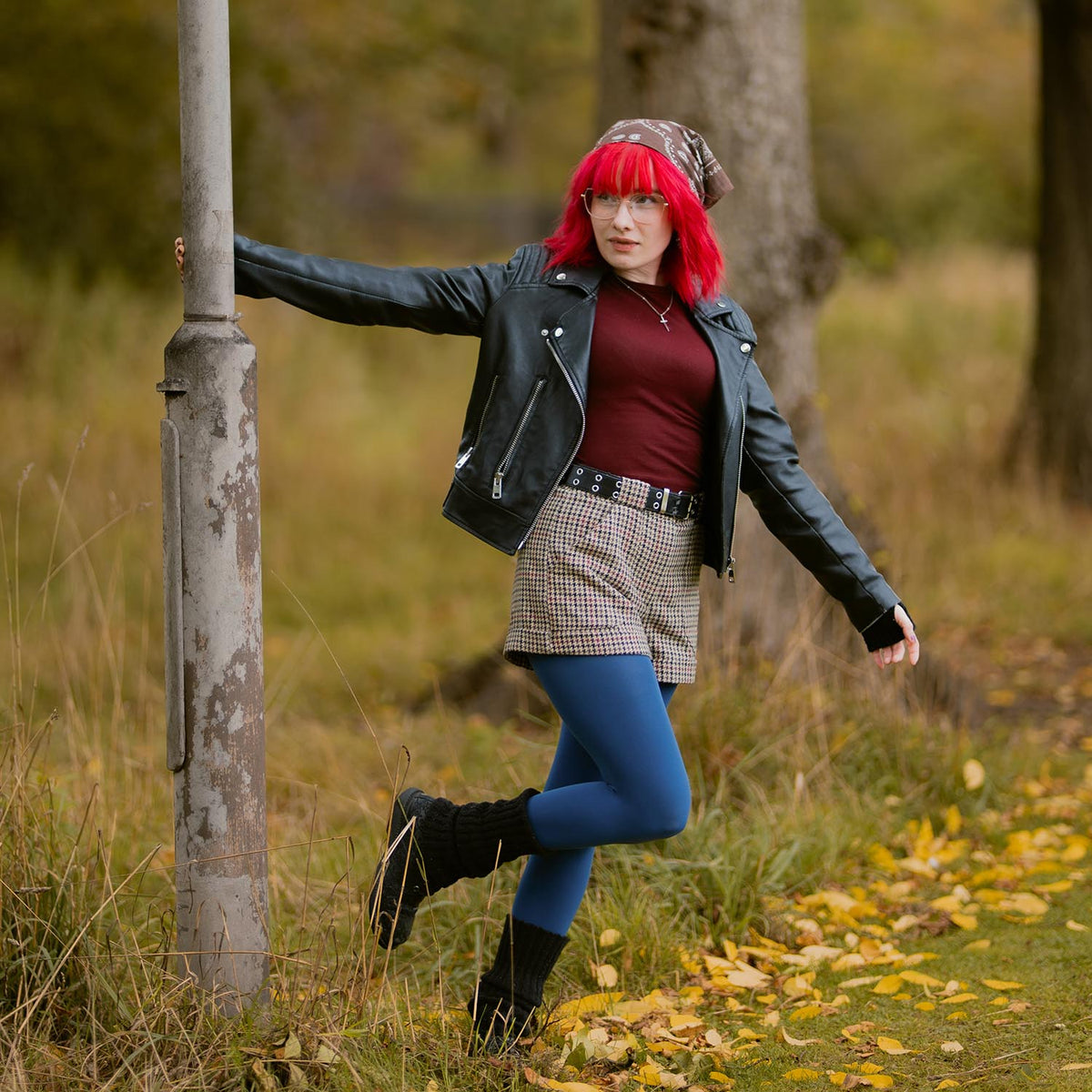 120 Denier Super-Opaque Tights - Kraken's Breath