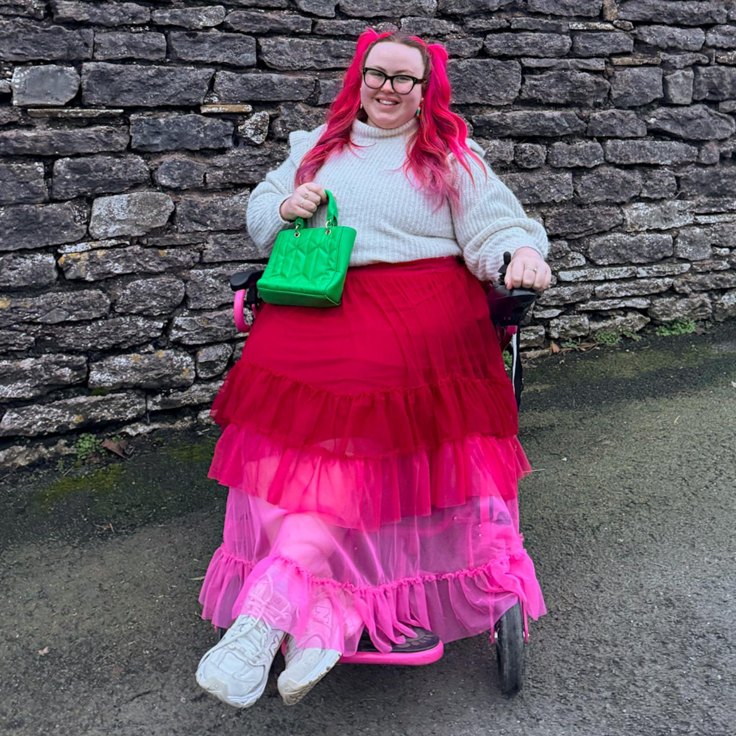 Mesh Maxi Skirt - Pirouette Ombre