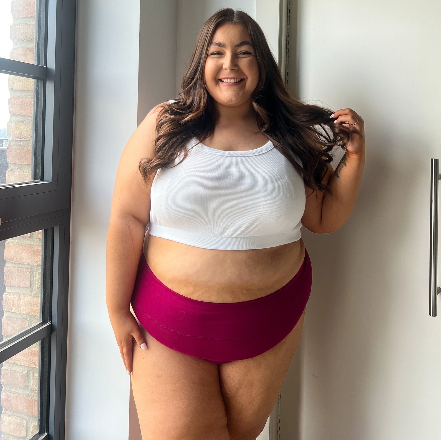 String en coton bio - Tarte aux framboises