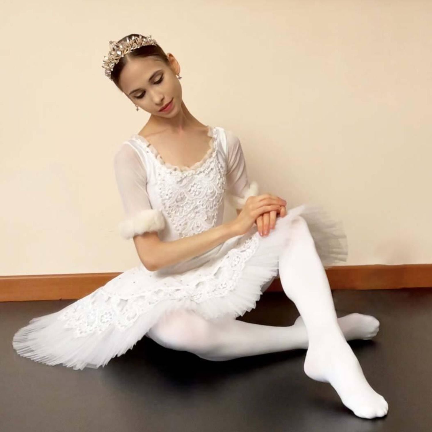 Convertible Dance Tights - White