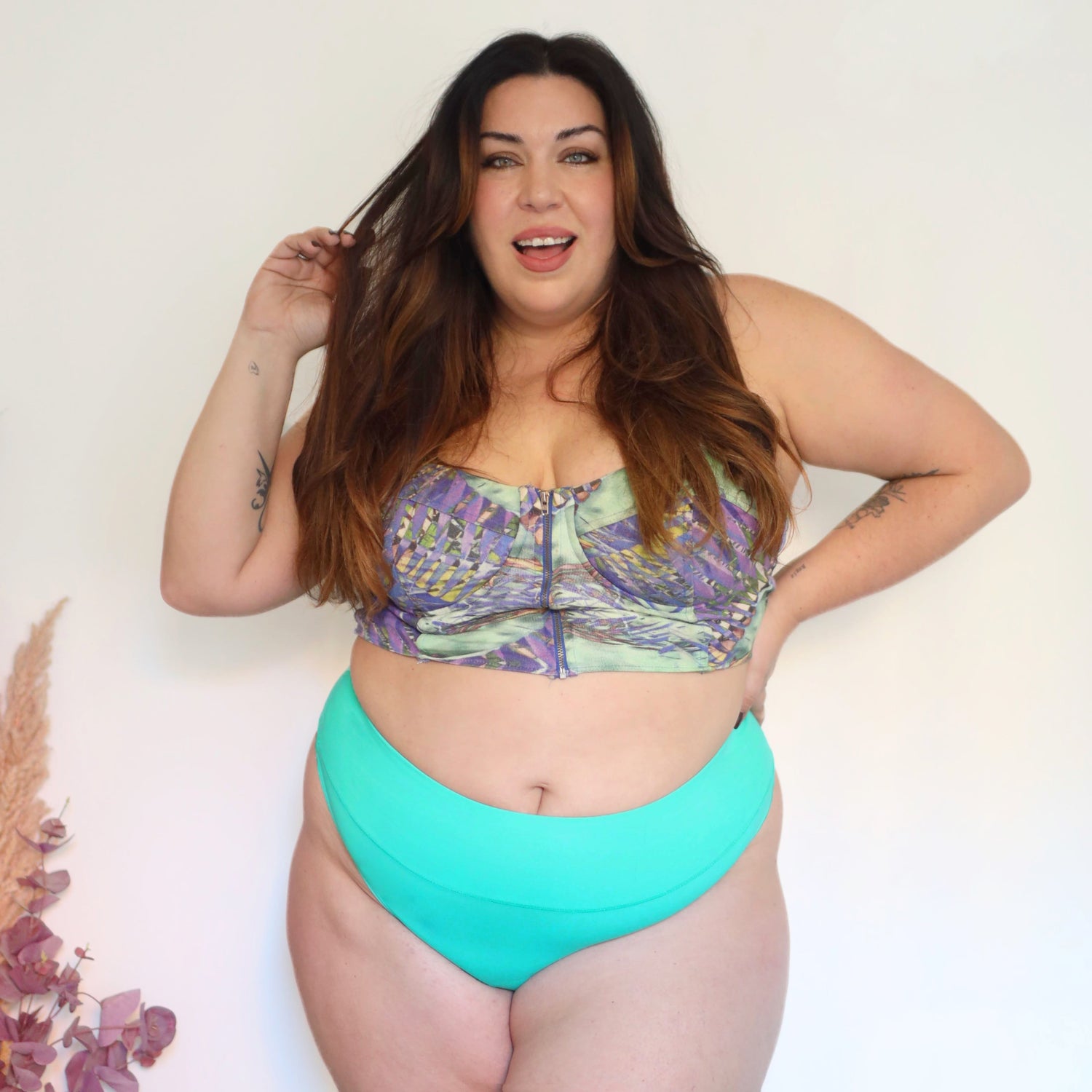 String en coton bio - Menthe