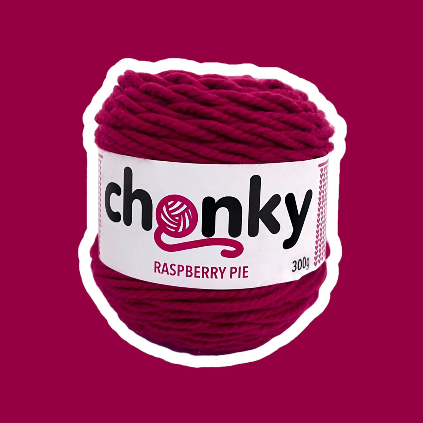 Chonky Yarn - Raspberry Pie