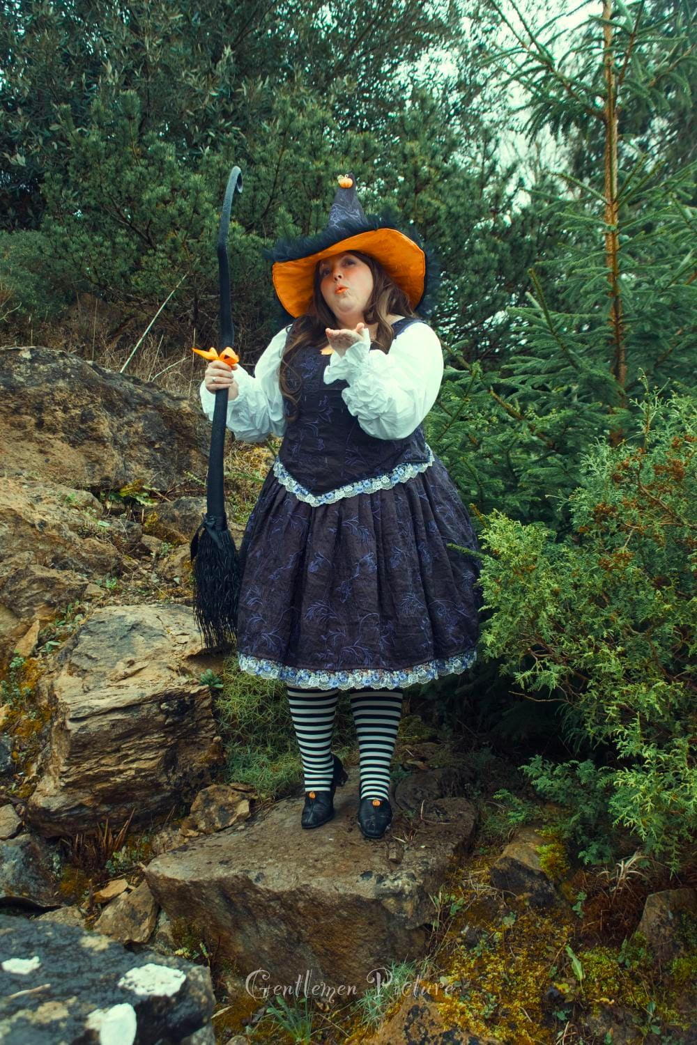 Medias de rayas - Bruja