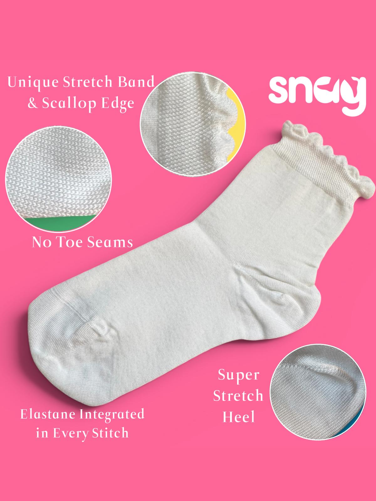 Ultimate Bamboo Ankle Socks - Happy Feet 4 Pair Bundle