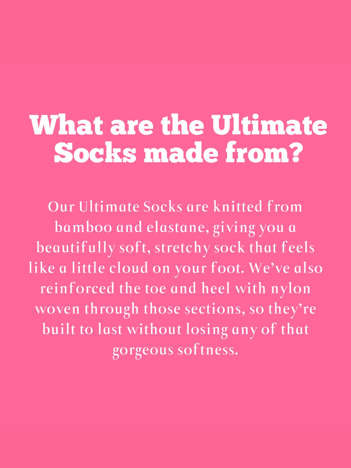 Ultimate Bamboo Ankle Socks - 5 Pairs in White