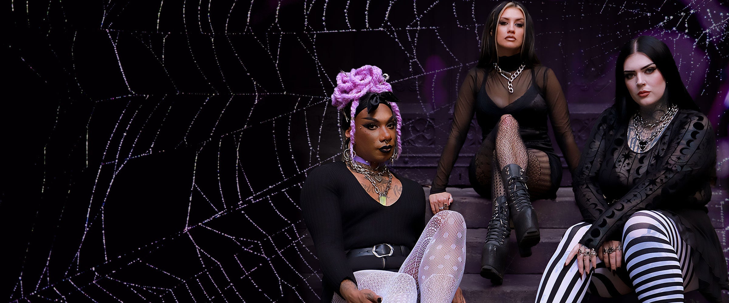 The Halloween collection, tights and clothing in sizes 4 to 38
