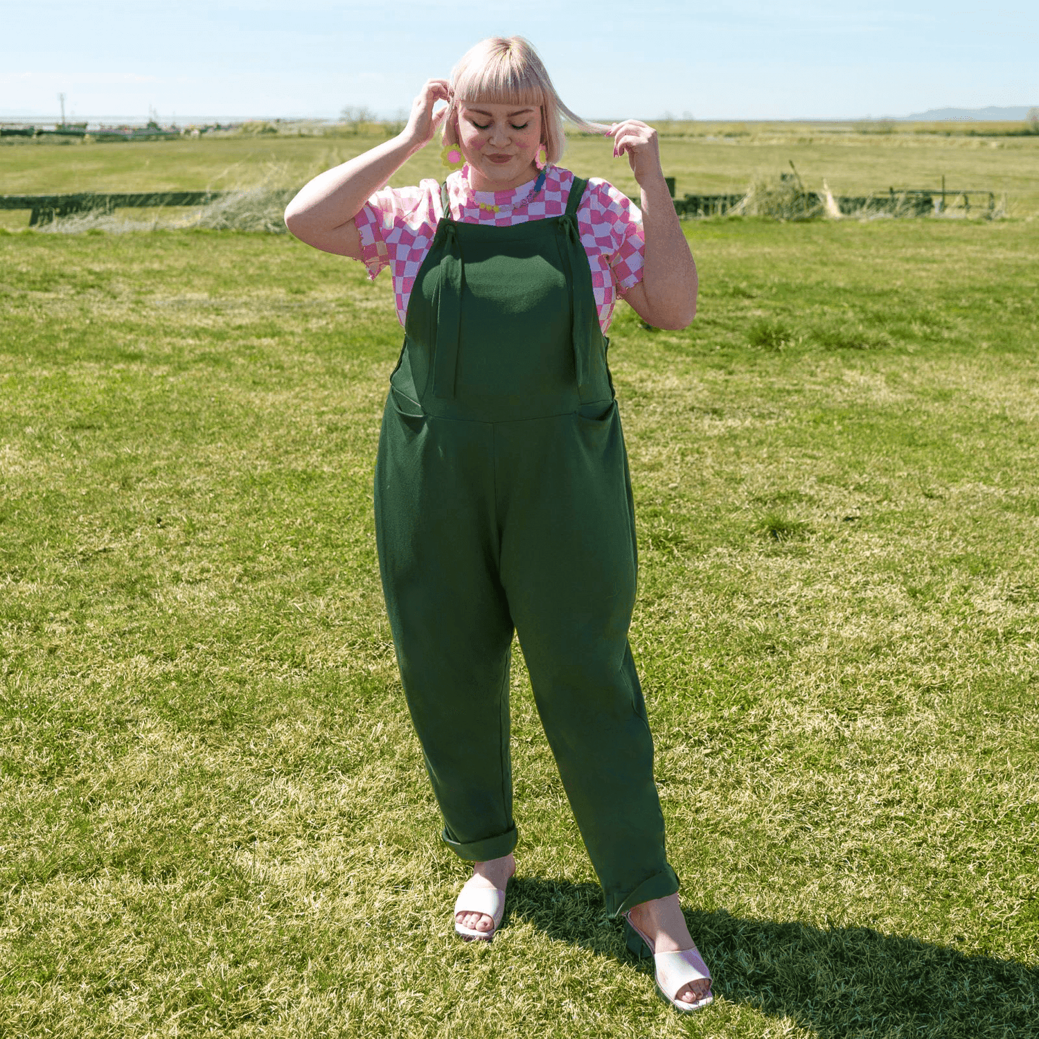 Snagaree Dungarees - Hit the Bottle Green