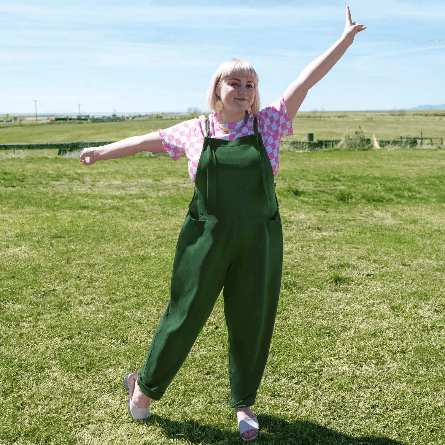 Snagaree Dungarees - Hit the Bottle Green