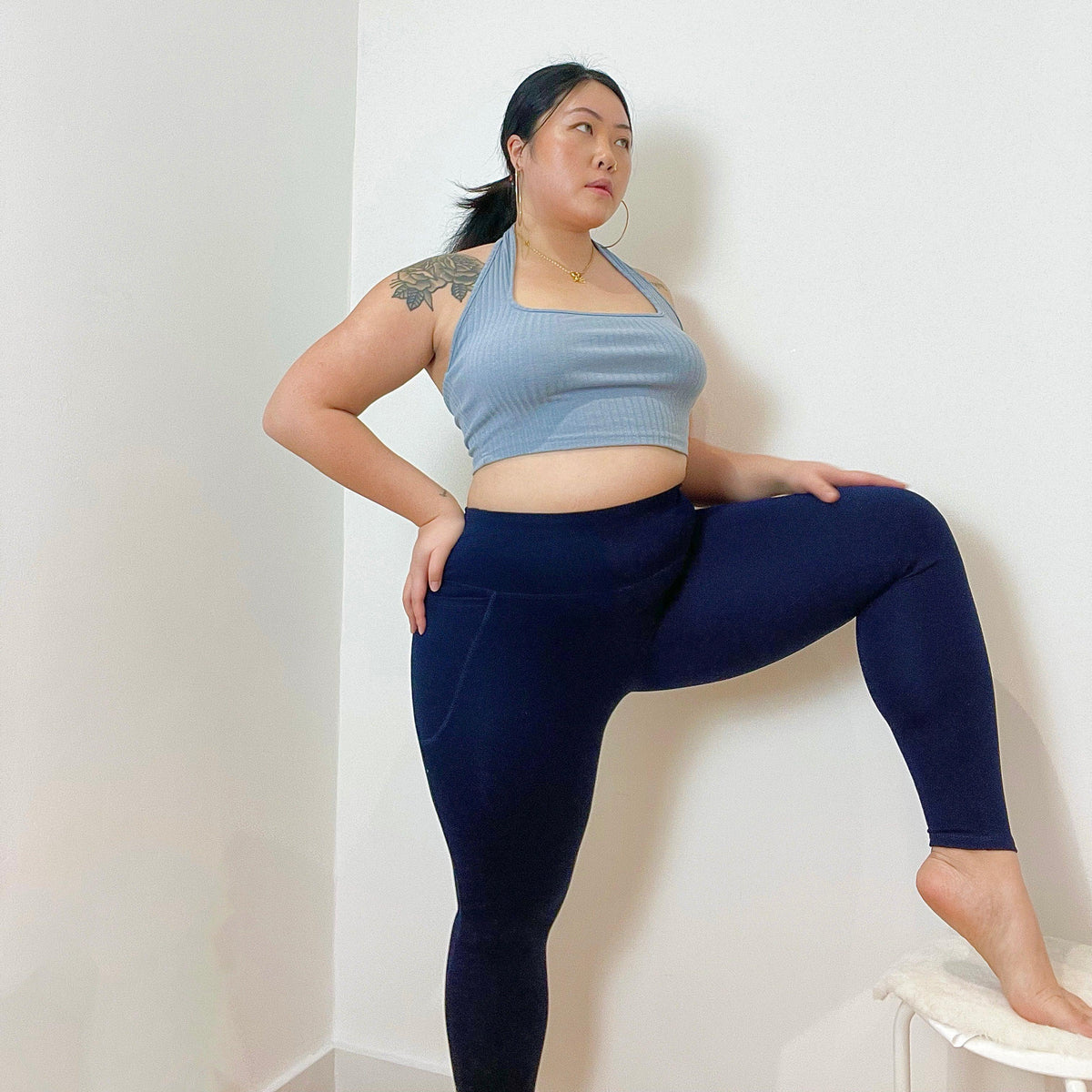 Squat Proof Leggings - Navy