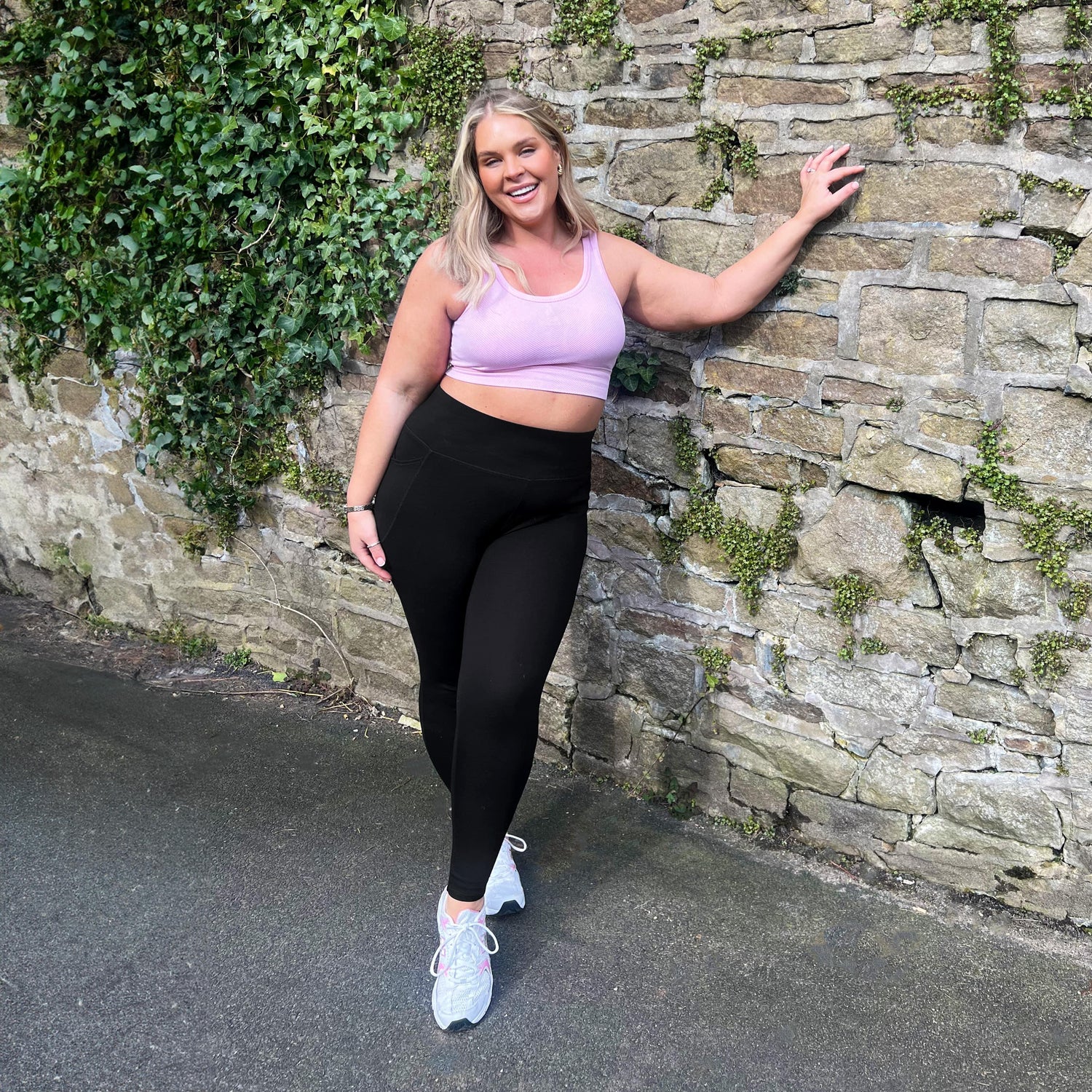 Leggings longs anti-squats (V2) - 3 paires en noir