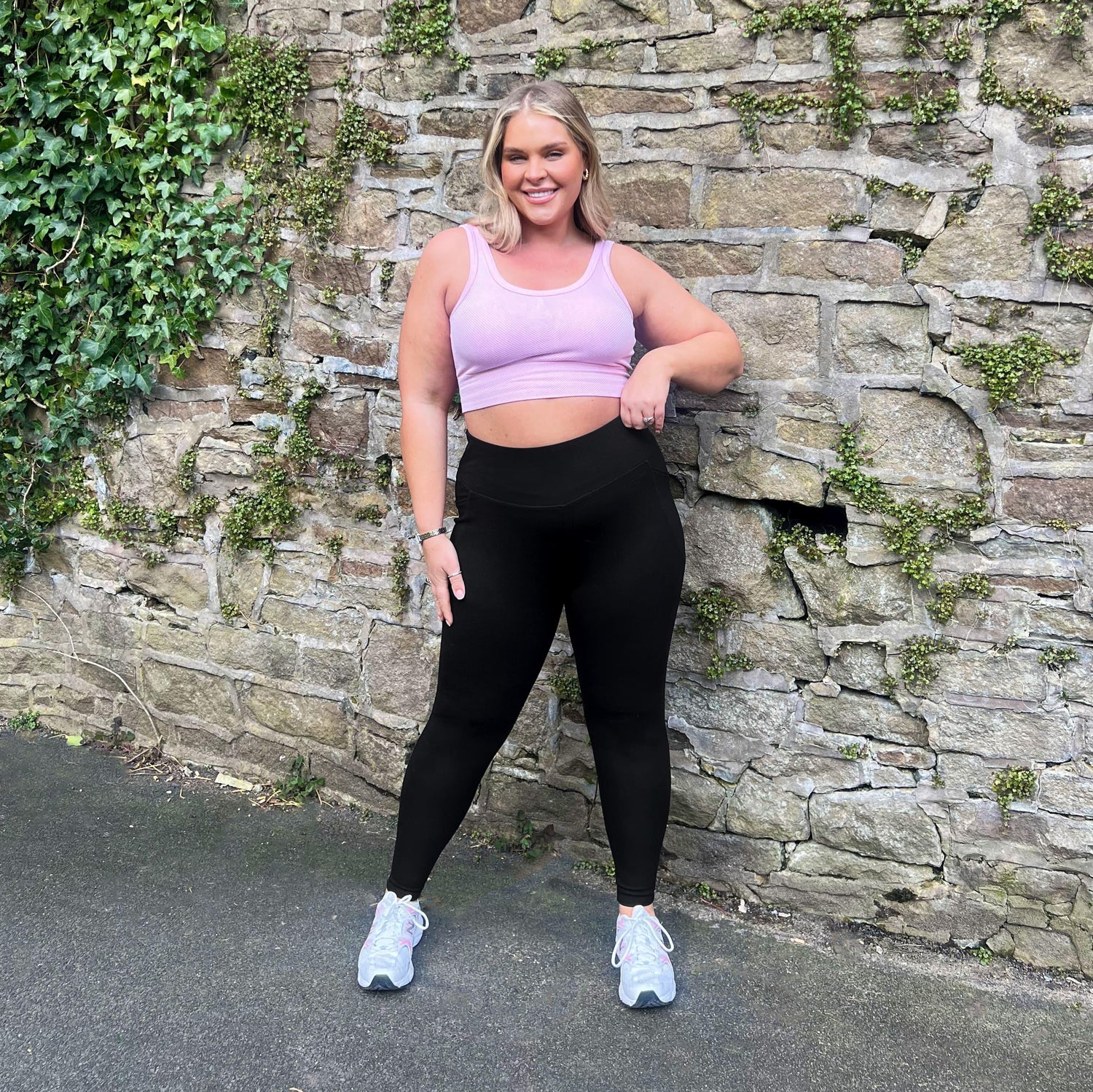 Leggings longs anti-squats (V2) - 3 paires en noir