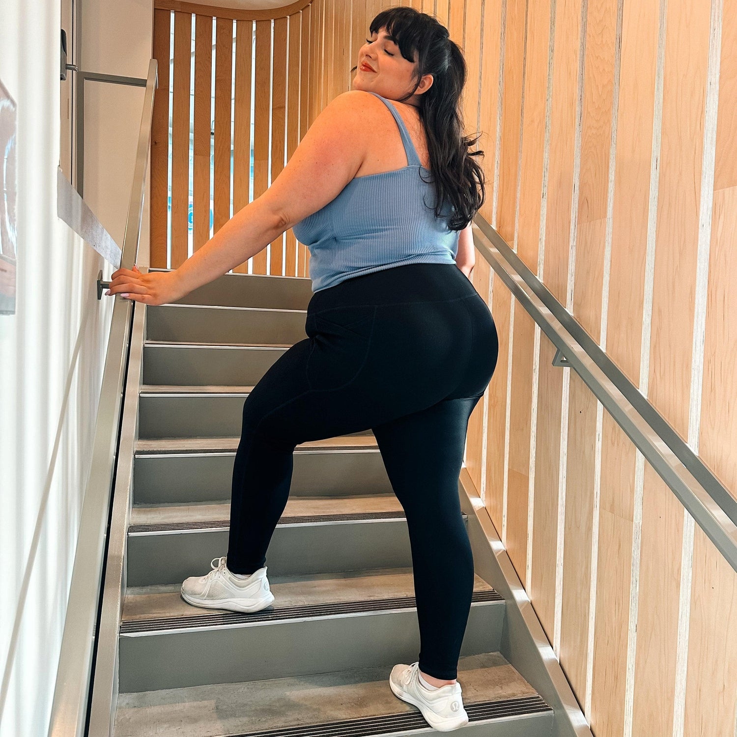 Leggings longs anti-squats (V2) - 3 paires en noir