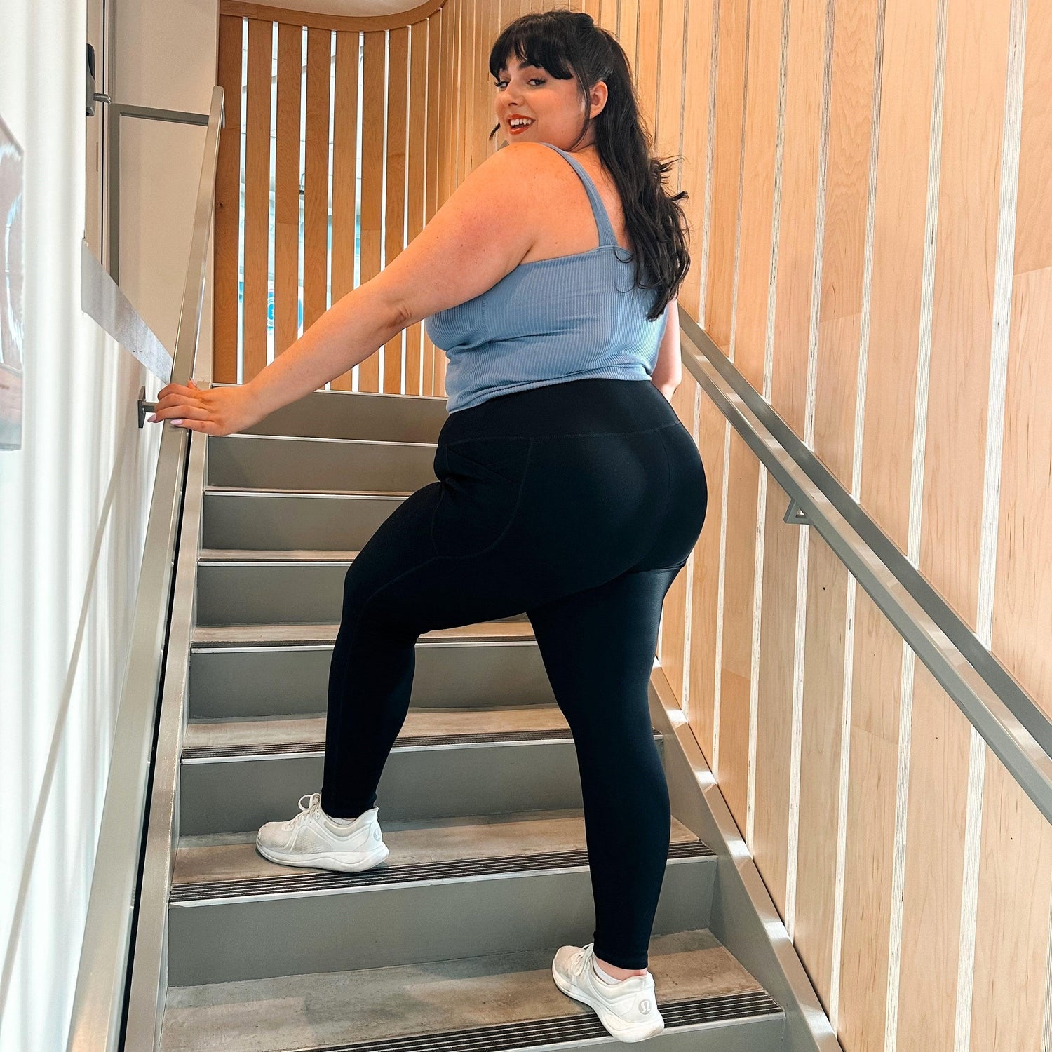 Leggings longs anti-squats (V2) - 3 paires en noir