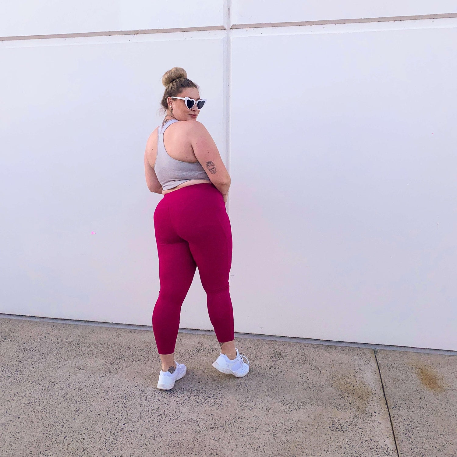 Długie legginsy Squat Proof - Raspberry Pie