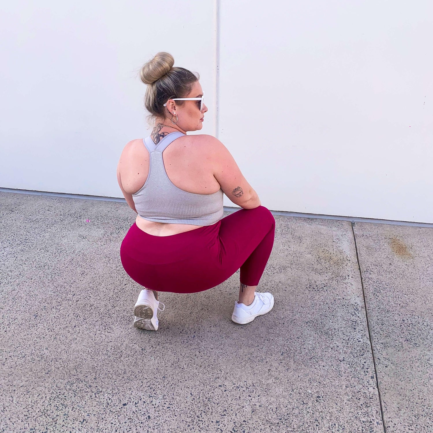 Długie legginsy Squat Proof - Raspberry Pie