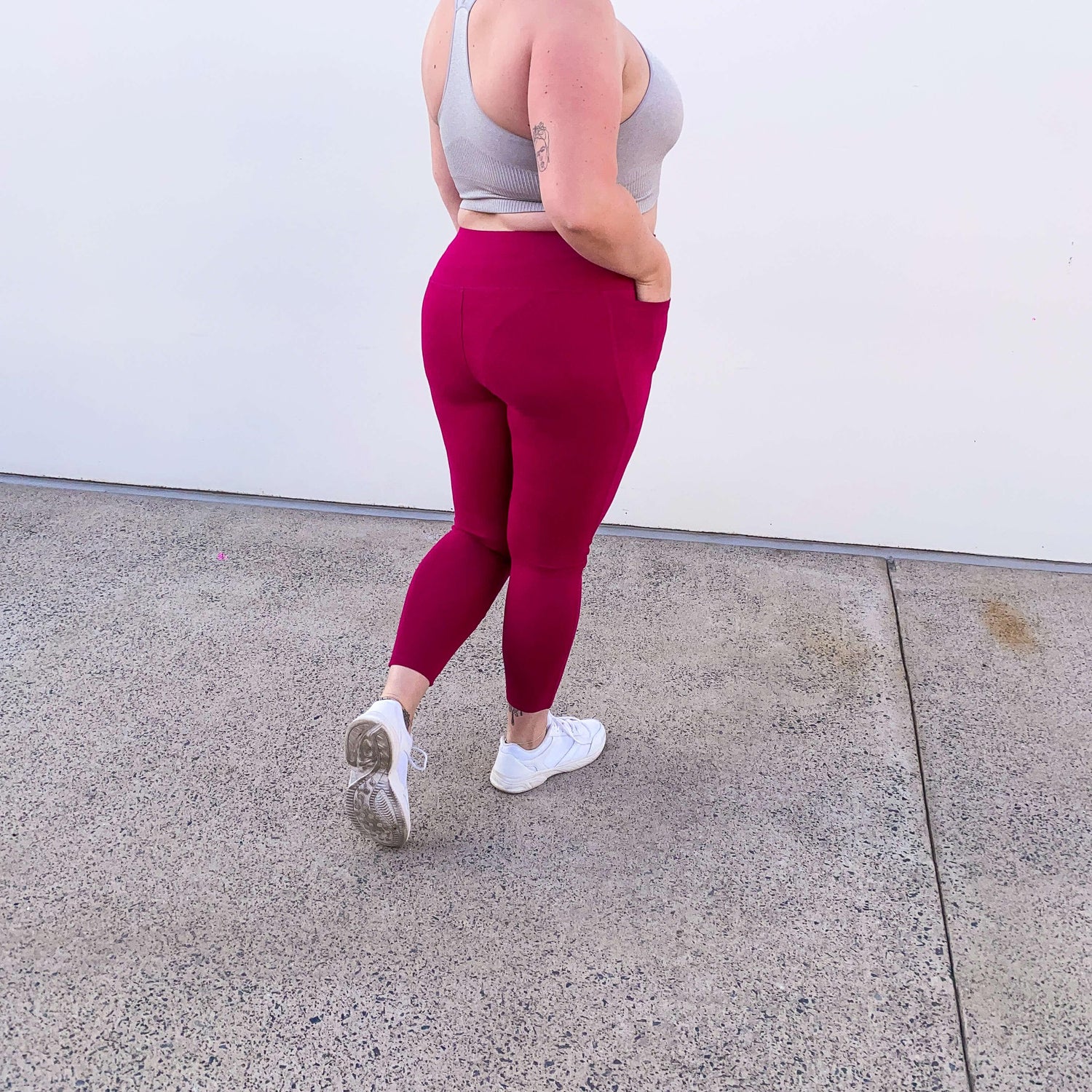 Długie legginsy Squat Proof - Raspberry Pie