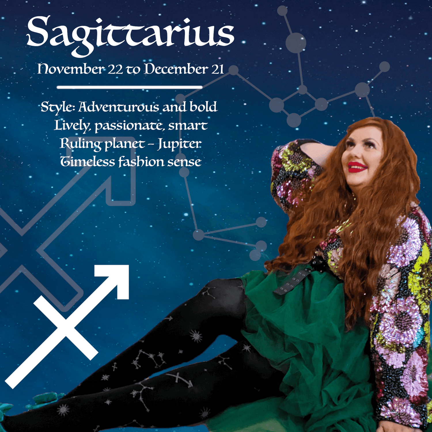 Zodiac Tights - Sagittarius