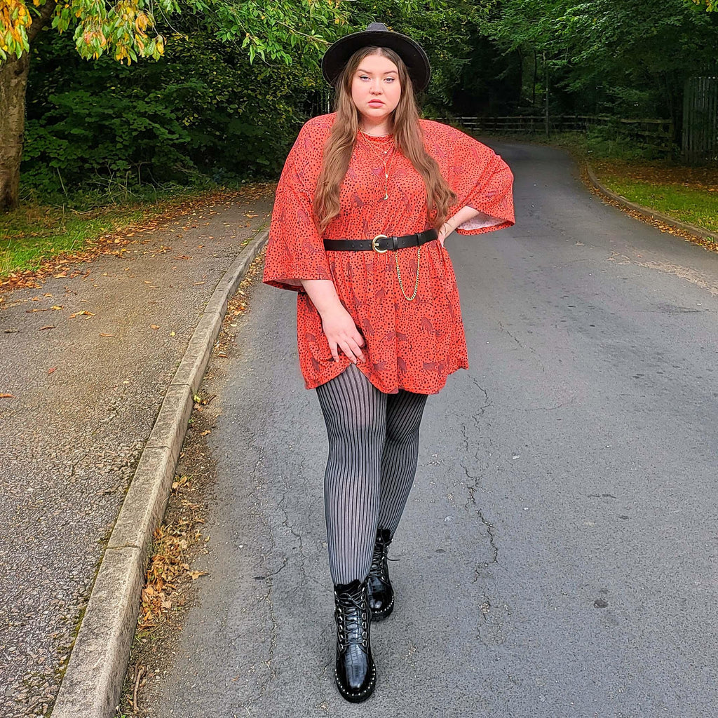 LE Tights - Ribbed Tights - Stormy