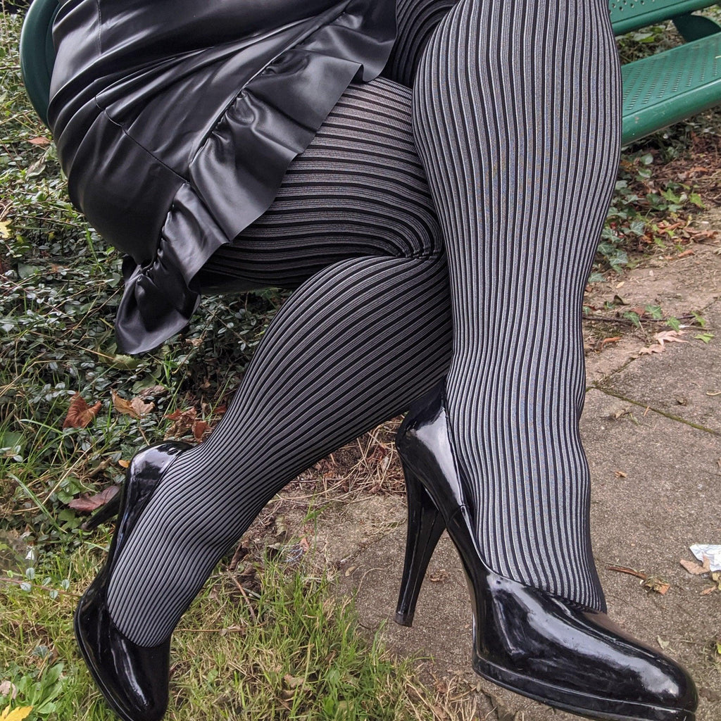 LE Tights - Ribbed Tights - Stormy