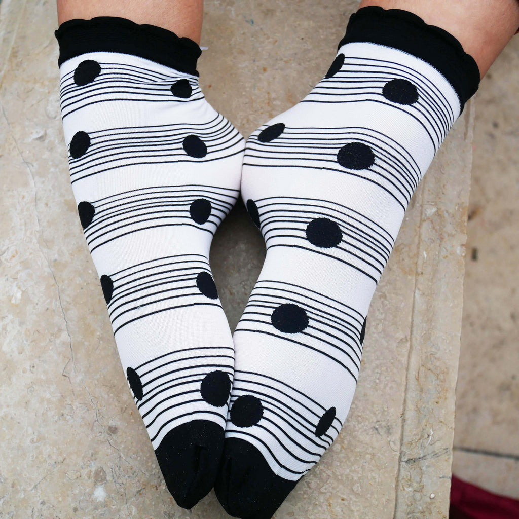 Socks - Ankle Sock Wafer - Black